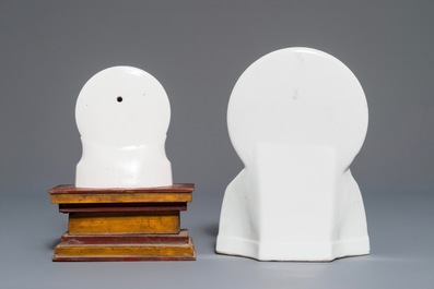 Two Chinese plaques depicting Mao Zedong, 2nd half 20th C.