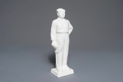 Une figure de Mao Zedong avec son chapeau, Chine, 2&egrave;me moiti&eacute; du 20&egrave;me