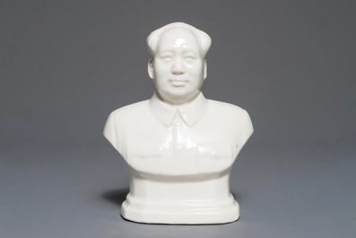 A Chinese Mao Zedong bust, 2nd half 20th C.
