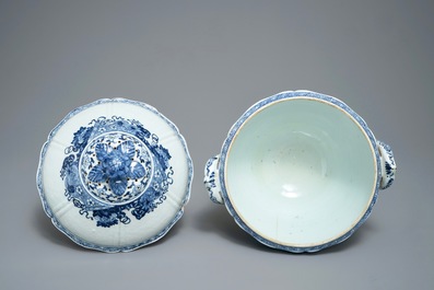 A Chinese famille rose tureen and cover, Qianlong