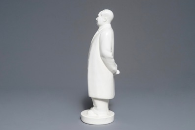 A tall Chinese figure of Mao Zedong standing, 2nd half 20th C.