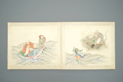 Een Chinees album met tekeningen, 19/20e eeuw