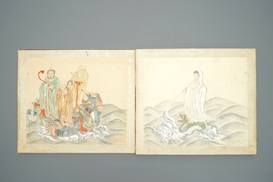 Een Chinees album met tekeningen, 19/20e eeuw