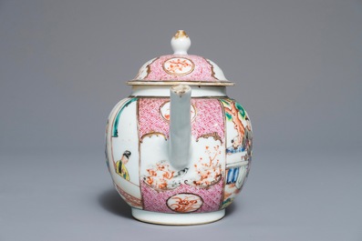 A Chinese famille rose mandarin tea service, Qianlong