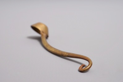 A Chinese jade calligraphy water jar with spoon, 19/20th century