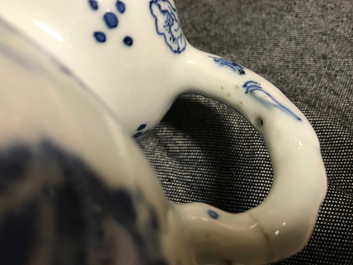 Een Chinese blauwwitte vaas met olifantenoren, Transitie periode