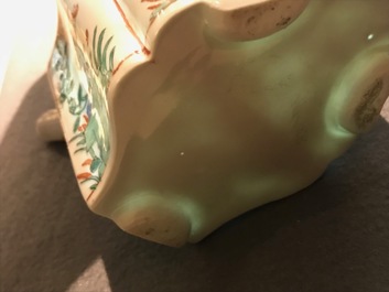 Een Chinese famille verte theepot met deksel, Kangxi