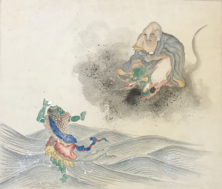 Een Chinees album met tekeningen, 19/20e eeuw