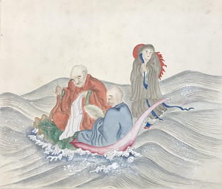 Een Chinees album met tekeningen, 19/20e eeuw