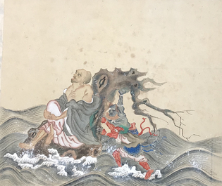 Een Chinees album met tekeningen, 19/20e eeuw