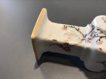 Acht Chinese qianjiang cai scholar's objects, gemerkt You Shi, 19/20e eeuw