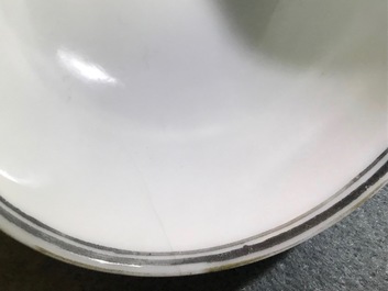 A Chinese famille rose &lsquo;Don Quixote' teabowl, Qianlong