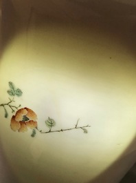A fine Chinese famille rose planter on stand, Hongxian mark, 20th C.