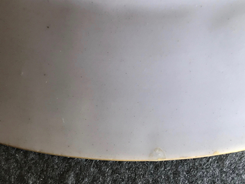 A pair of fine Chinese famille rose rooster plates, Yongzheng
