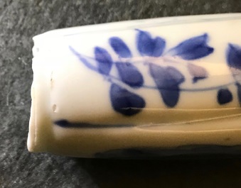 Un bel ensemble en porcelaine de Chine bleu et blanc, Kangxi et apr&egrave;s