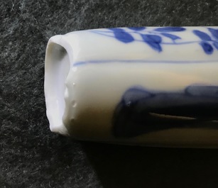 Un bel ensemble en porcelaine de Chine bleu et blanc, Kangxi et apr&egrave;s