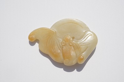 Nine various Chinese jade carvings, 20th C.