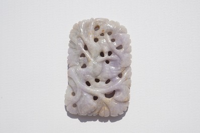 Nine various Chinese jade carvings, 20th C.