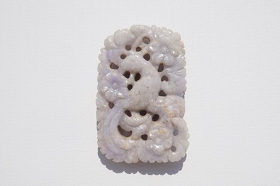 Nine various Chinese jade carvings, 20th C.