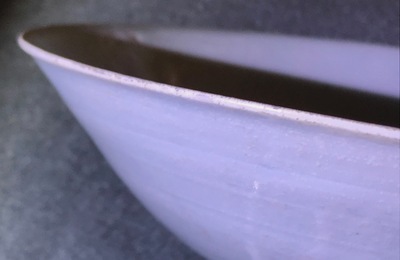 A Chinese incised qingbai bowl with underglaze floral design, Song or Ming