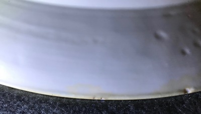 A Chinese blue and white 'Pompadour' dish, Qianlong