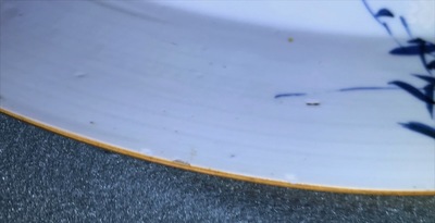 Une paire de plats en porcelaine de Chine doucai, Kangxi