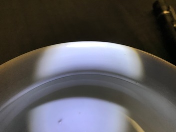 Two Chinese famille rose and grisaille bowls and an incense burner, Yongzheng and later