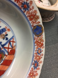 A varied collection of Chinese porcelain, Kangxi and later
