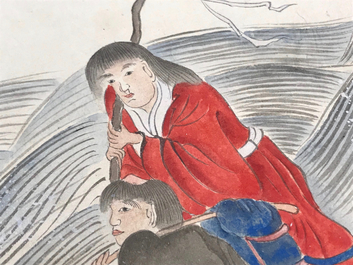Een Chinees album met tekeningen, 19/20e eeuw
