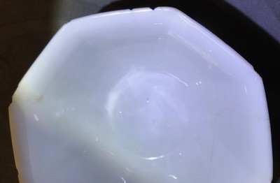 Vijf Chinese blauwwitte kommen en borden, Wanli, Tianqi en Transitie periode