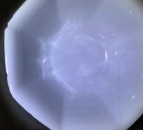 Vijf Chinese blauwwitte kommen en borden, Wanli, Tianqi en Transitie periode