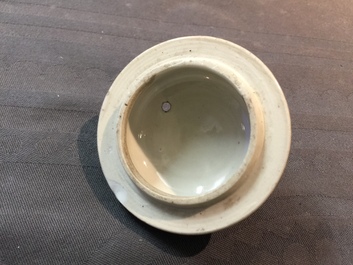 A varied selection of Chinese blue and white and famille rosewares, 18th C.