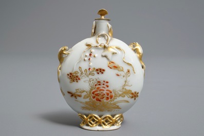 A Chinese iron red and gilt snuff bottle, Yongzheng/Qianlong