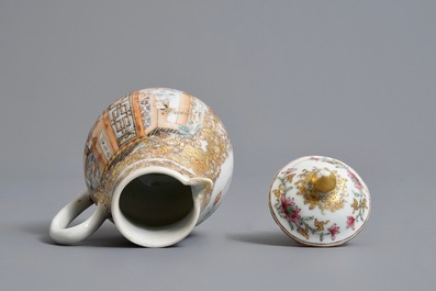 Un cremier en porcelaine de Chine famille rose, Yongzheng