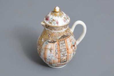 Un cremier en porcelaine de Chine famille rose, Yongzheng