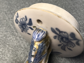 A large Chinese famille rose 'mandarin' teapot and cover, Qianlong