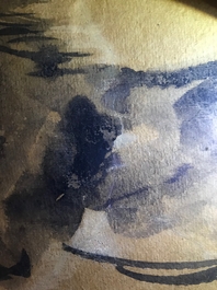 Sadji (Sha Qi, Sha Yinnian) (1914-2005), A galloping horse, ink on paper, signed lower left