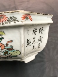 Een paar Chinese qianjiang cai jardini&egrave;res, 19/20e eeuw