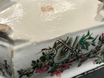 Een paar Chinese qianjiang cai jardini&egrave;res, 19/20e eeuw