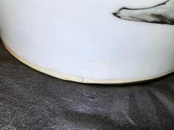 Twee Chinese famille rose vazen, 19/20e eeuw