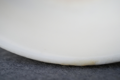 Een Chinese blanc de Chine stem cup, Wanli of Transitie periode