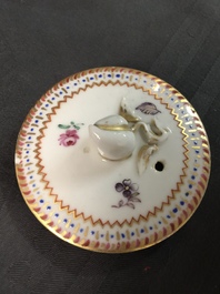 A Chinese famille rose 18-part tea service with fruit baskets and flowers, Qianlong
