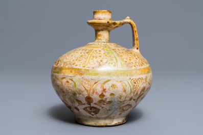 An Islamic lusterware jug, Kashan, Iran, 13th C.