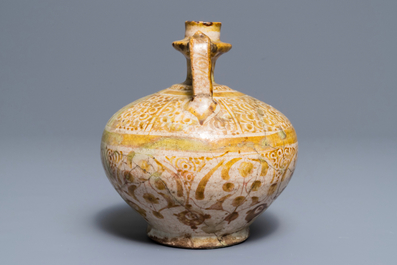An Islamic lusterware jug, Kashan, Iran, 13th C.