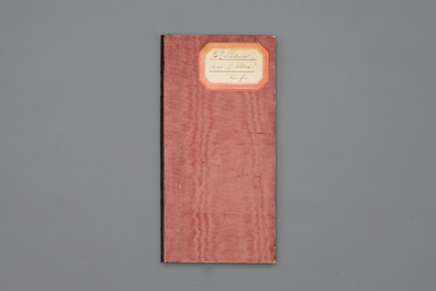 Een grote kaart van China door het Engels oorlogsbureau met spoorwegen, telegrafische lijnen en havens, ca. 1911