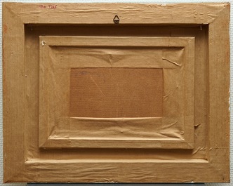 Tio Tjay (Indonesia, 1946): Beach houses, oil on panel, dated 1983
