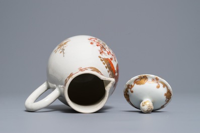 Un cr&eacute;mier en porcelaine de Chine famille rose pour le march&eacute; hollandais, blasons de De Riet et Bouillon, Qianlong
