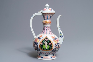 A rose-Imari Islamic market &lsquo;aftaba&rsquo; ewer, Samson, Paris, 19th C.