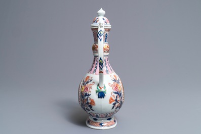 A rose-Imari Islamic market &lsquo;aftaba&rsquo; ewer, Samson, Paris, 19th C.