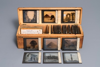 A large collection of photos and film slides on mostly archeological subjects, Egypt, Sudan, Turkey, etc.